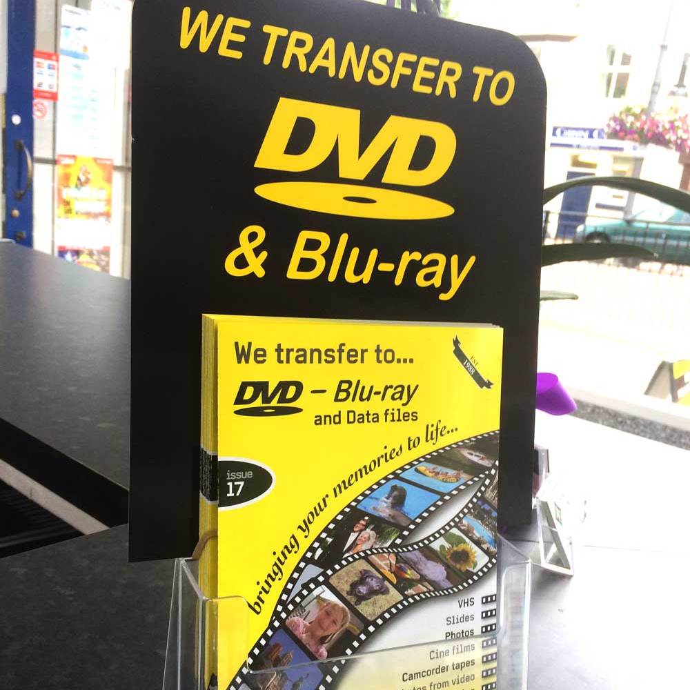 Transfer film to DVD Services